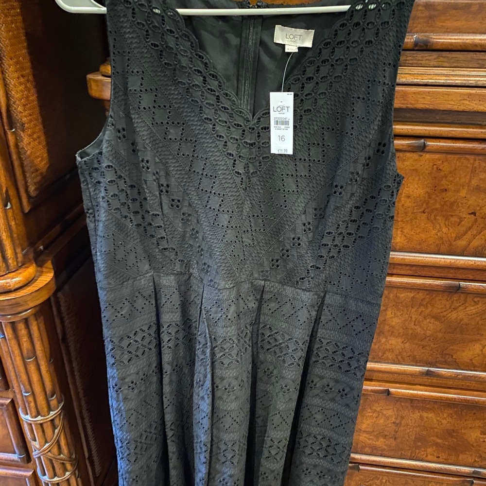 Loft Black Dress